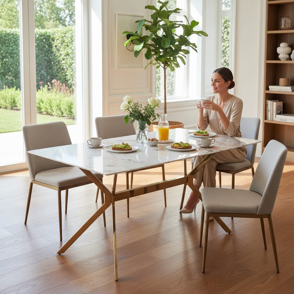 Table à manger Sama Doré