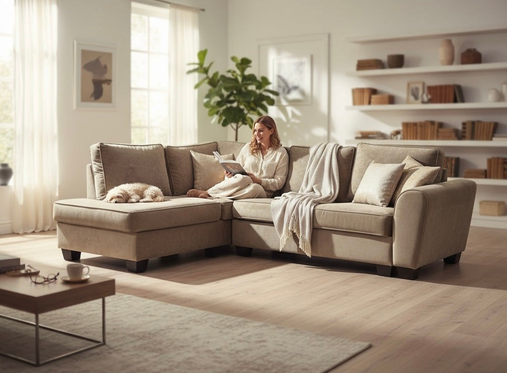 Canapé d'angle Alberto